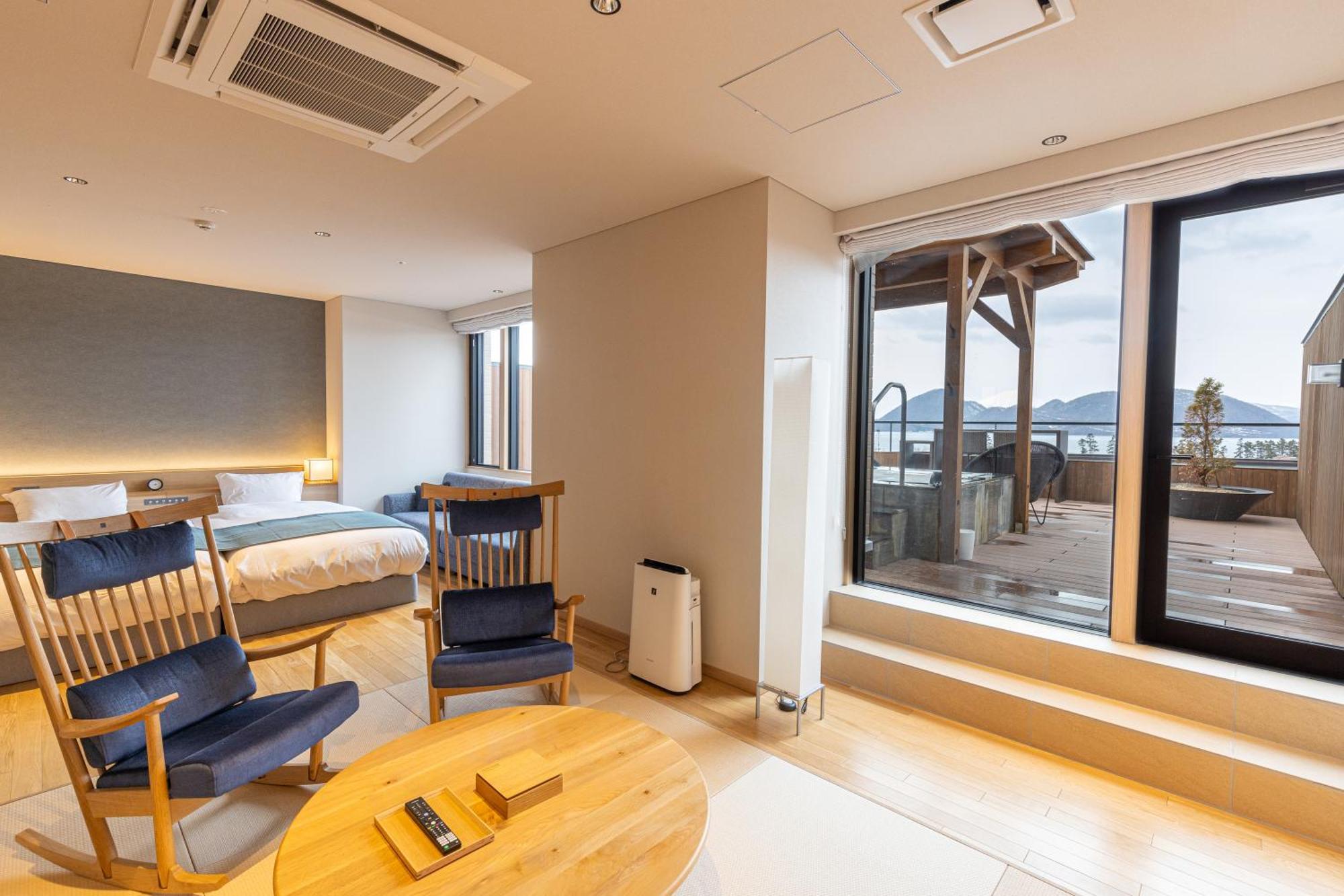 Lake Toya Tsuruga Resort Hikarinouta Toyako Eksteriør billede