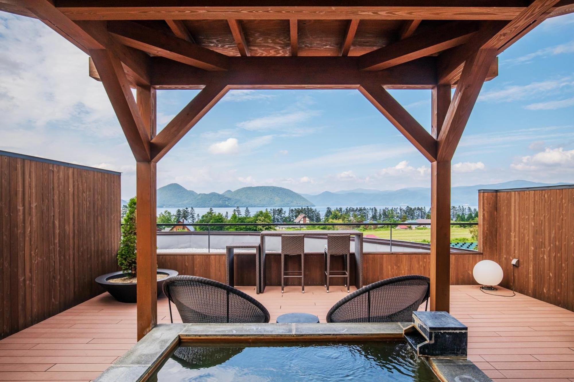 Lake Toya Tsuruga Resort Hikarinouta Toyako Eksteriør billede